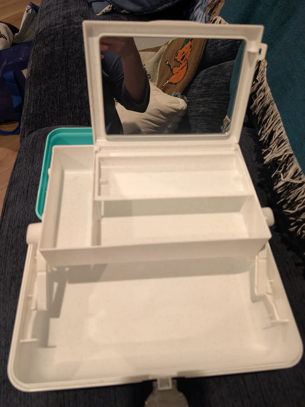 Caboodle Makeup Organizer Travel Case Brand New Teal Ulta